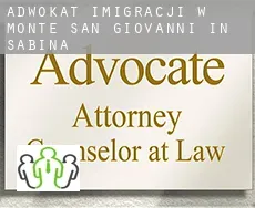Adwokat imigracji w  Monte San Giovanni in Sabina
