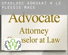 Upadłość adwokat w  Le Plessis-Macé