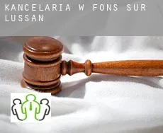 Kancelaria w  Fons-sur-Lussan