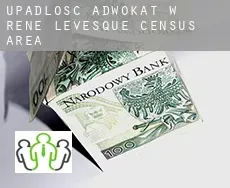 Upadłość adwokat w  René-Lévesque (census area)