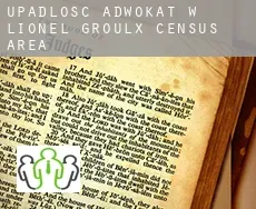 Upadłość adwokat w  Lionel-Groulx (census area)
