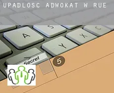 Upadłość adwokat w  Rue