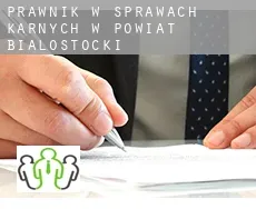 Prawnik w sprawach karnych w  Powiat białostocki