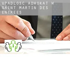 Upadłość adwokat w  Saint-Martin-des-Entrées
