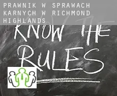 Prawnik w sprawach karnych w  Richmond Highlands