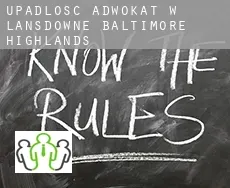 Upadłość adwokat w  Lansdowne-Baltimore Highlands