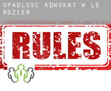 Upadłość adwokat w  Le Rozier