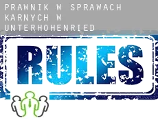 Prawnik w sprawach karnych w  Unterhohenried