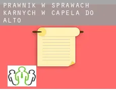 Prawnik w sprawach karnych w  Capela do Alto