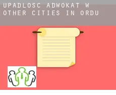 Upadłość adwokat w  Other cities in Ordu