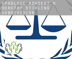 Upadłość adwokat w  Dorothy Stirling Subdivision