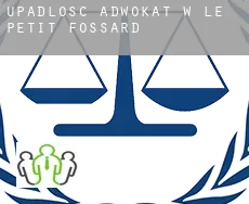 Upadłość adwokat w  Le Petit-Fossard