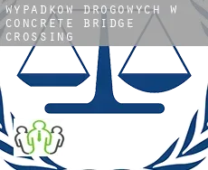 Wypadków drogowych w  Concrete Bridge Crossing