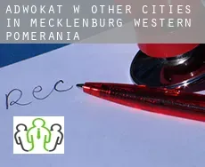 Adwokat w  Other cities in Mecklenburg-Western Pomerania