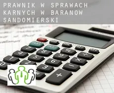 Prawnik w sprawach karnych w  Baranów Sandomierski